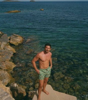 Beachlife swimwear SS2023 Men Monkeys portrait